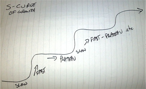 Growth Curve in Sales Growth Curve in Sales