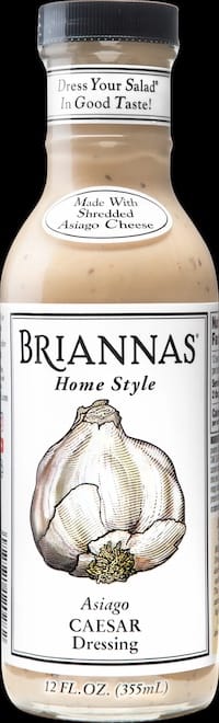 image of Briana's Asiago Caesar dressing with a lid