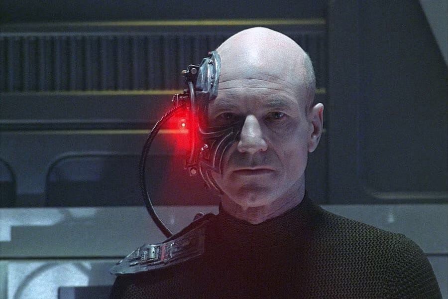 Star Trek picture of Picard as Borg