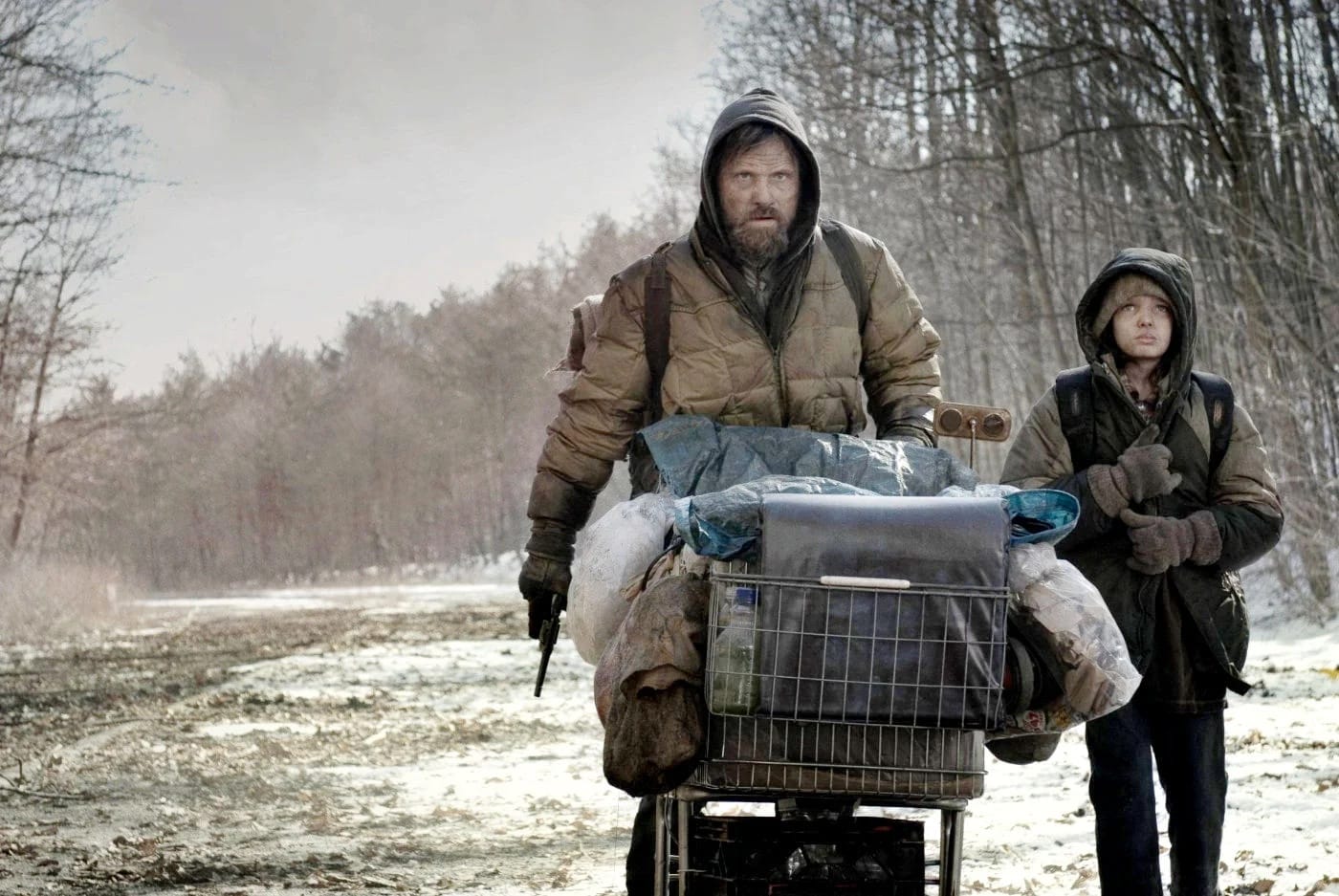 how I imagine the future - and image from the road movie based on the cormac mccarthy book