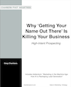 why getting your name out there is killing your business cover