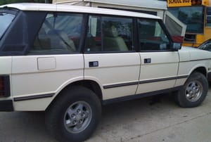 Greg Chambers old Range Rover Classic 1995, now deceased
