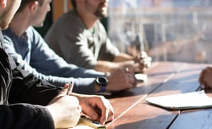 a group doing a job interview