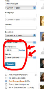 Narrow the LinkedIn Search Further