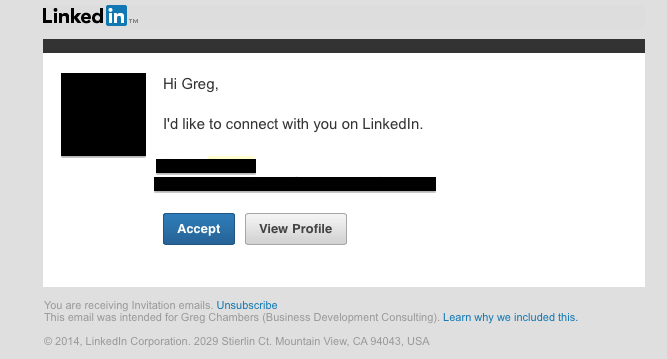 LinkedIn Invitation